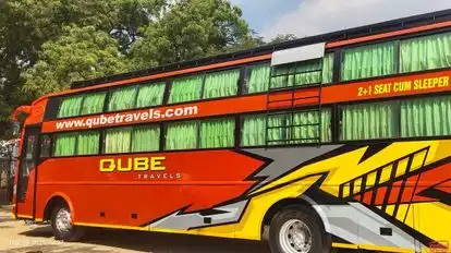 QUBE Travels Bus-Side Image