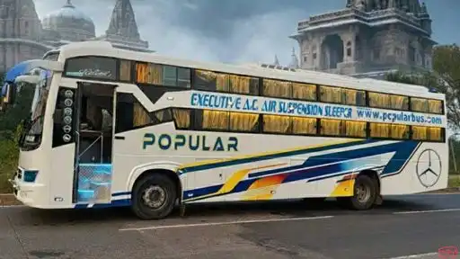 Popular Bus Service Bus-Front Image