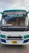 Popular Bus Service Bus-Front Image