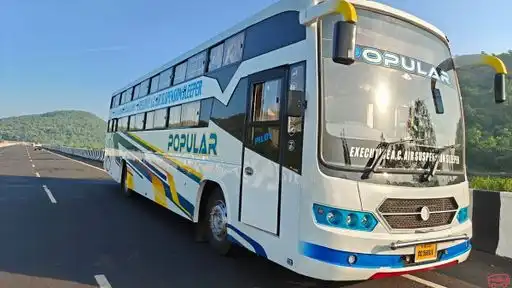 Popular Bus Service Bus-Front Image