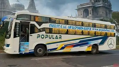 Popular Bus Service Bus-Front Image