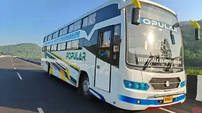 Popular Bus Service Bus-Front Image