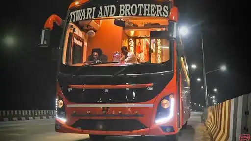 Tiwari and Brothers  Bus-Front Image