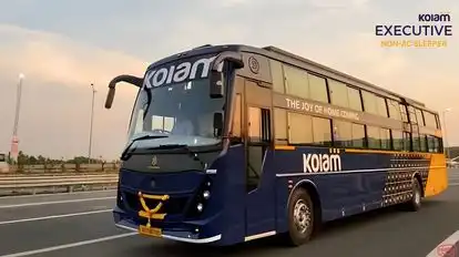 Kolam travels Bus-Side Image