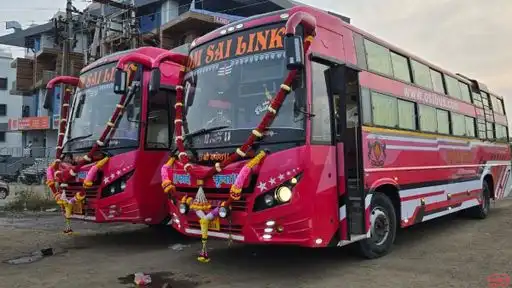 Om Sai Link Tours & Travels Bus-Front Image