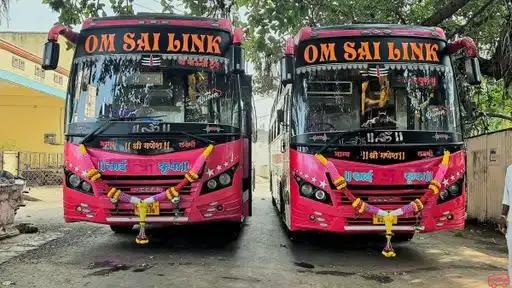 Om Sai Link Tours & Travels Bus-Front Image