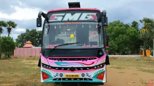 SMG TRAVELS Bus-Front Image