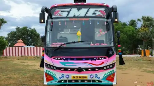 SMG TRAVELS Bus-Front Image