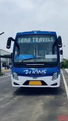 Sana Travels Bus-Front Image