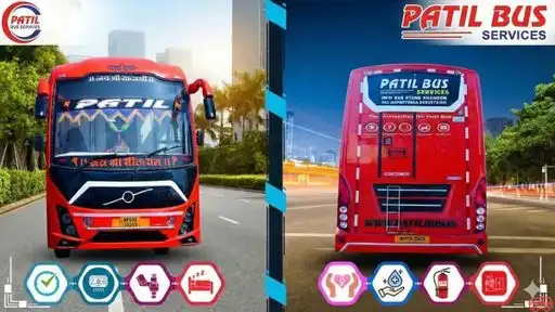 Patil Bus Service Bus-Front Image