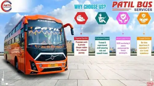 Patil Bus Service Bus-Front Image