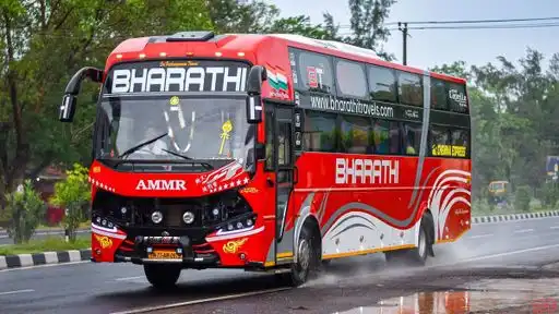 Bharathi Travels Bus-Front Image