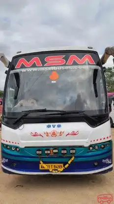 MSM Tours & Travels  Bus-Front Image