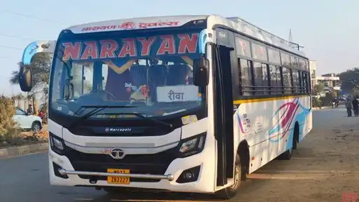 Narayan Travels Rewa Bus-Front Image