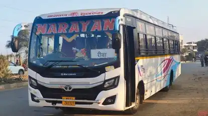 Narayan Travels Rewa Bus-Front Image