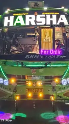 Harsha Travels (Madathukulam) Bus-Front Image