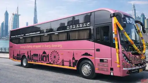 MR Travels Bus-Front Image