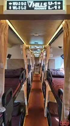 7Hills roadways Bus-Seats layout Image