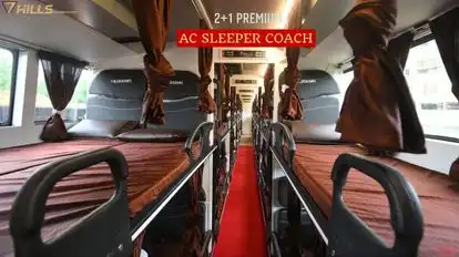 7Hills roadways Bus-Seats layout Image