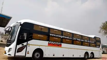 Orange Tours and Travels Bus-Side Image