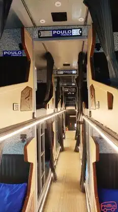 Poulo Travels (PAULO) Bus-Seats layout Image