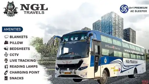 NGL TRAVELS Bus-Front Image