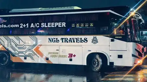 NGL TRAVELS Bus-Front Image
