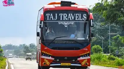 Taj Travels Bus-Front Image