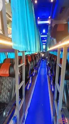 Taj Travels Bus-Seats layout Image