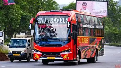 Taj Travels Bus-Front Image