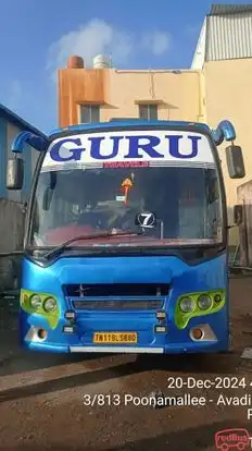 GURU TRAVELS Bus-Front Image