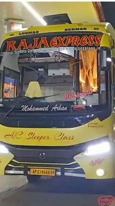 Raja Express  Bus-Front Image