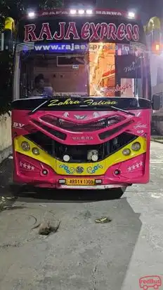 Raja Express  Bus-Front Image