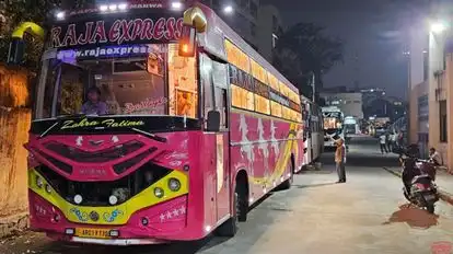 Raja Express Bus-Front Image