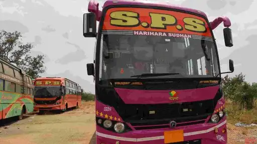 SPS Travels India Bus-Front Image