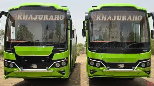 Khajuraho Travels Pvt Ltd Bus-Front Image