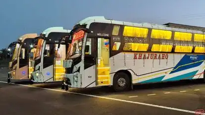 Khajuraho Travels Pvt Ltd Bus-Front Image