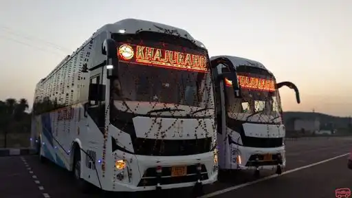 Khajuraho Travels Pvt Ltd Bus-Front Image