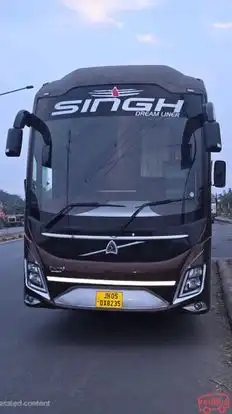 Singh Travels Bus-Front Image