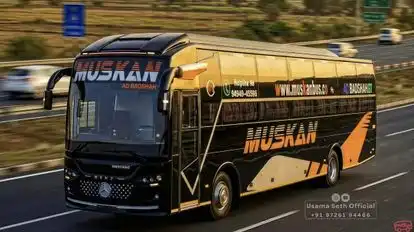 Muskan Travels Bus-Front Image