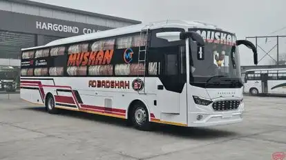 Muskan Travels Bus-Side Image