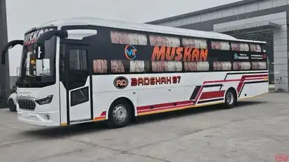 Muskan Travels Bus-Side Image