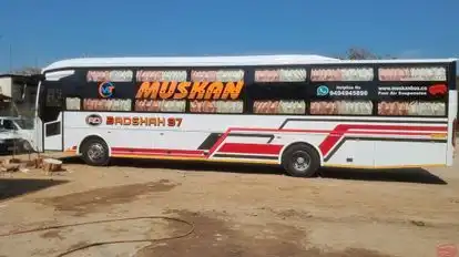 Muskan Travels Bus-Side Image