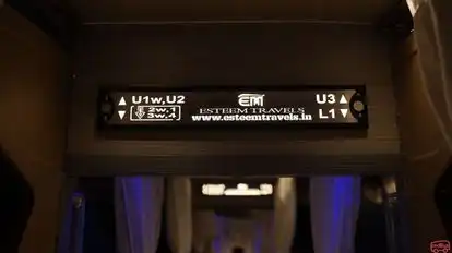 ESTEEM TOURS & TRAVELS Bus-Seats layout Image