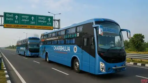 Shri Charbhuja Travel Agency Bus-Front Image
