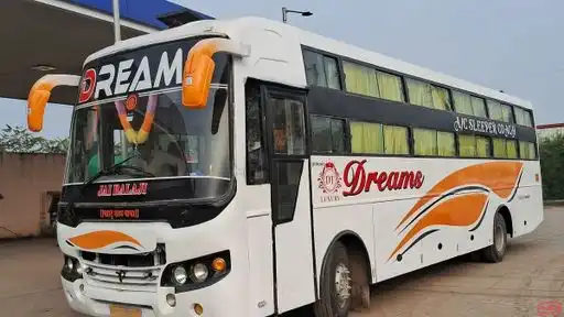 Dreams Tours And Travels Bus-Front Image
