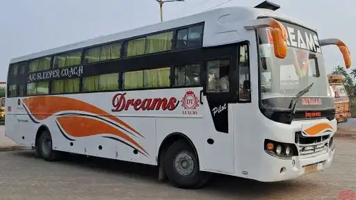 Dreams Tours And Travels Bus-Front Image