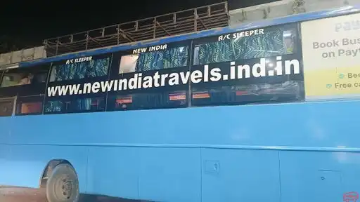 New India Tour and Travels Bus-Front Image