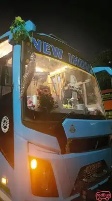 New India Tour and Travels Bus-Front Image