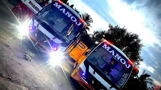 Manoj Tours and Travels Bus-Front Image
